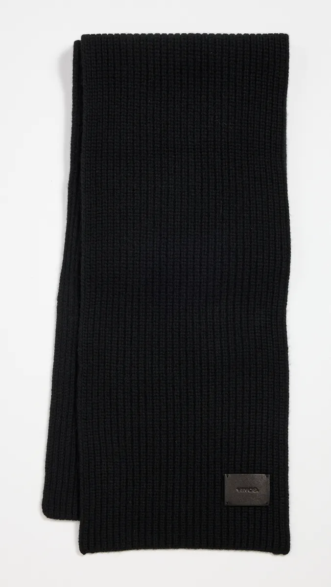Vince Cashmere Shaker Stitch Rib Knit Scarf | Thumbnail 2 Vince Cashmere Shaker Stitch Rib Knit Scarf | Thumbnail 2