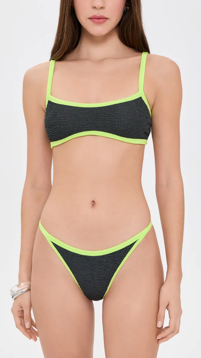 Hunza G Tyler Contrast Bikini Set | Thumbnail 2 Hunza G Tyler Contrast Bikini Set | Thumbnail 2