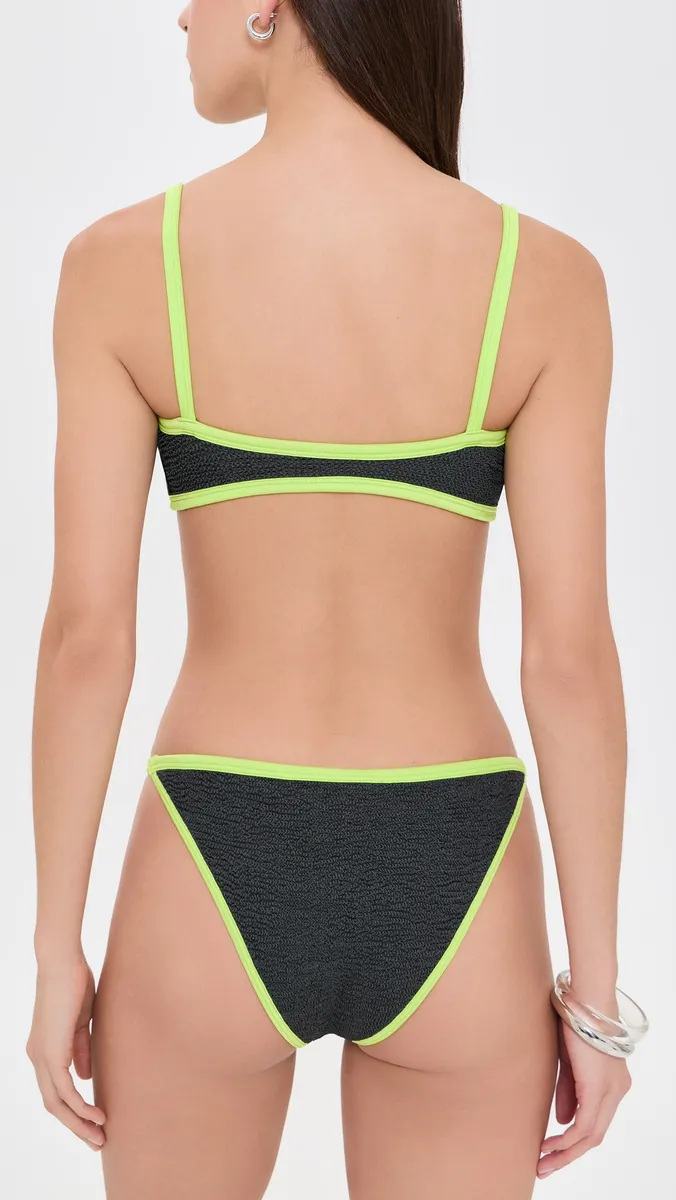 Hunza G Tyler Contrast Bikini Set | Thumbnail 3 Hunza G Tyler Contrast Bikini Set | Thumbnail 3