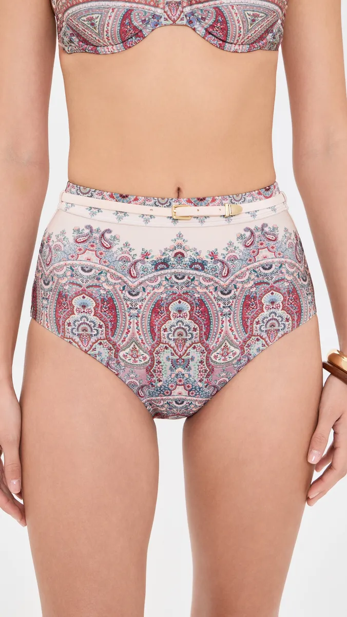 Zimmermann Fairlight High Waist Bikini Bottoms | Thumbnail 2 Zimmermann Fairlight High Waist Bikini Bottoms | Thumbnail 2