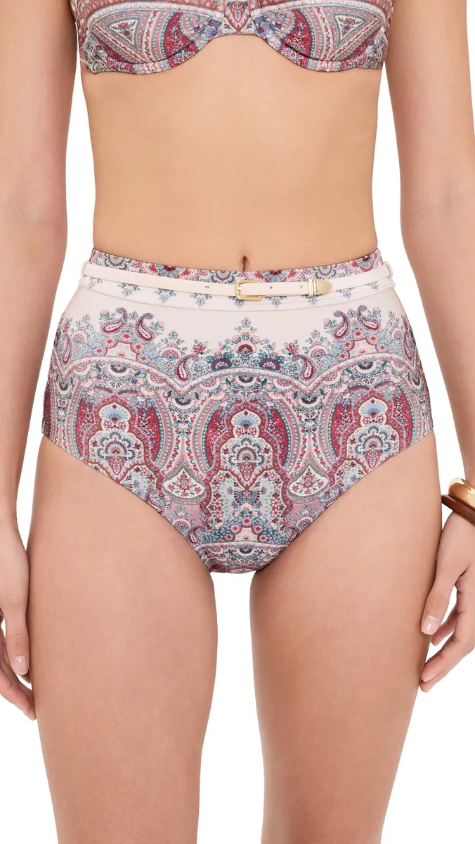 Zimmermann Fairlight High Waist Bikini Bottoms | Thumbnail 6 Zimmermann Fairlight High Waist Bikini Bottoms | Thumbnail 6