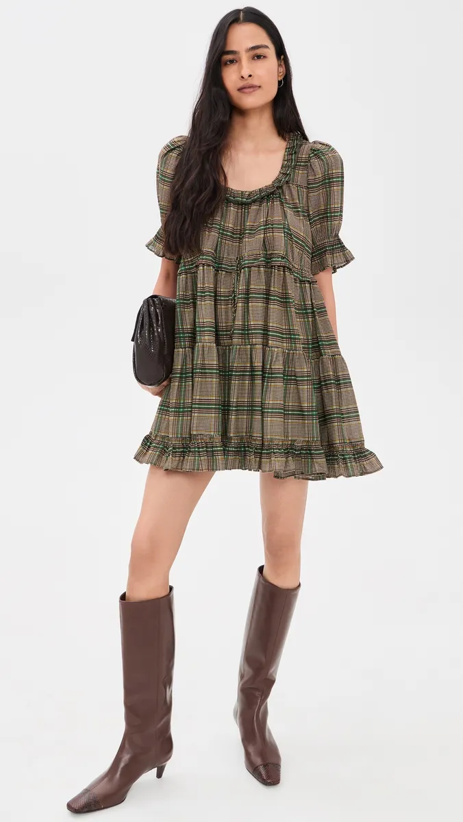 Sea Charly Plaid Mini Dress | Thumbnail 5 Sea Charly Plaid Mini Dress | Thumbnail 5