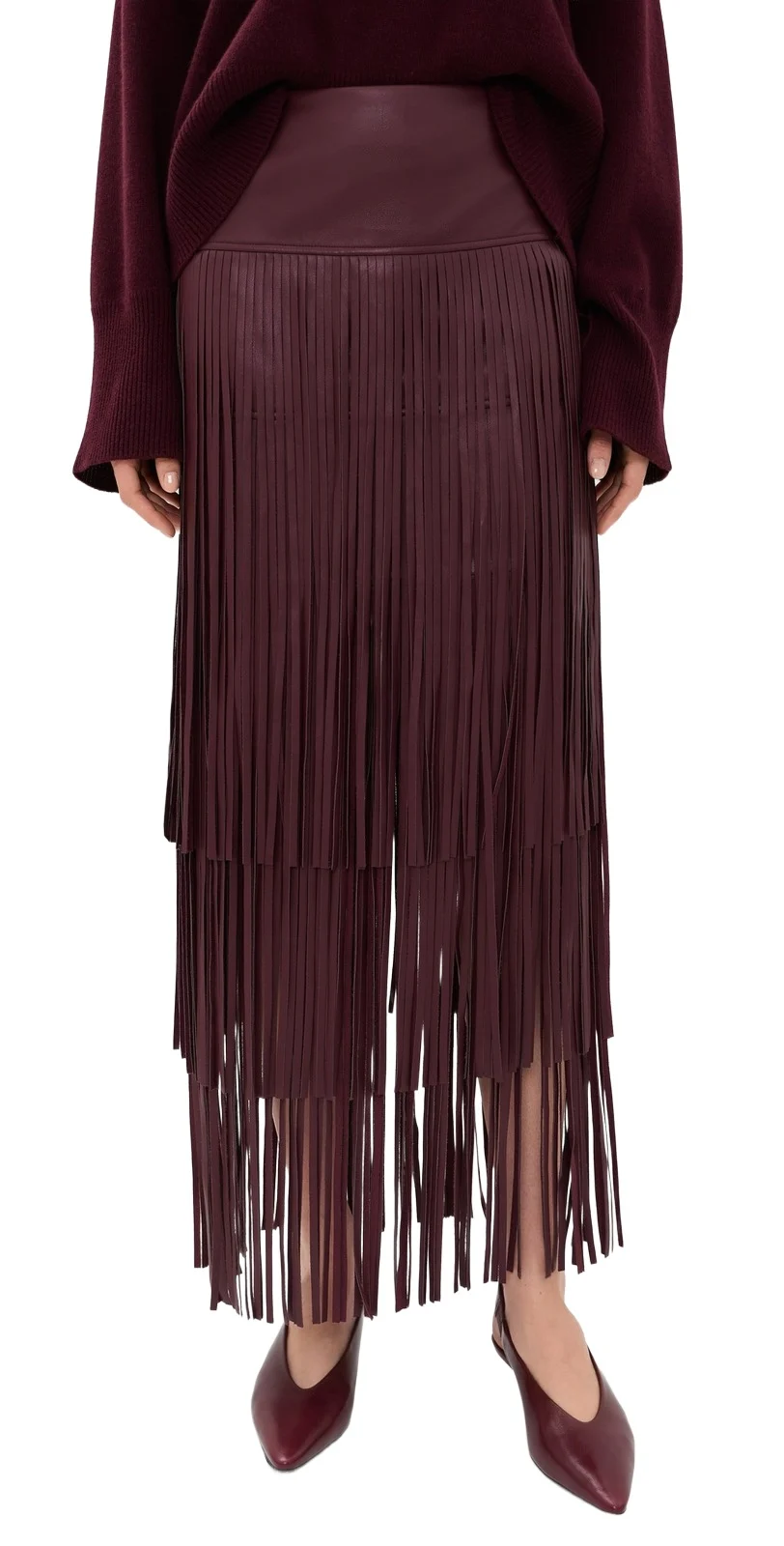 Karoline Maxi Fringe Skirt Karoline Maxi Fringe Skirt