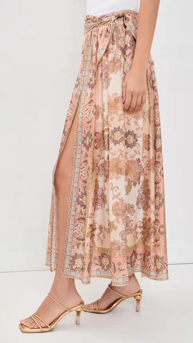 Zimmermann Echo Scarf Midi Silk Skirt | Thumbnail 4 Zimmermann Echo Scarf Midi Silk Skirt | Thumbnail 4