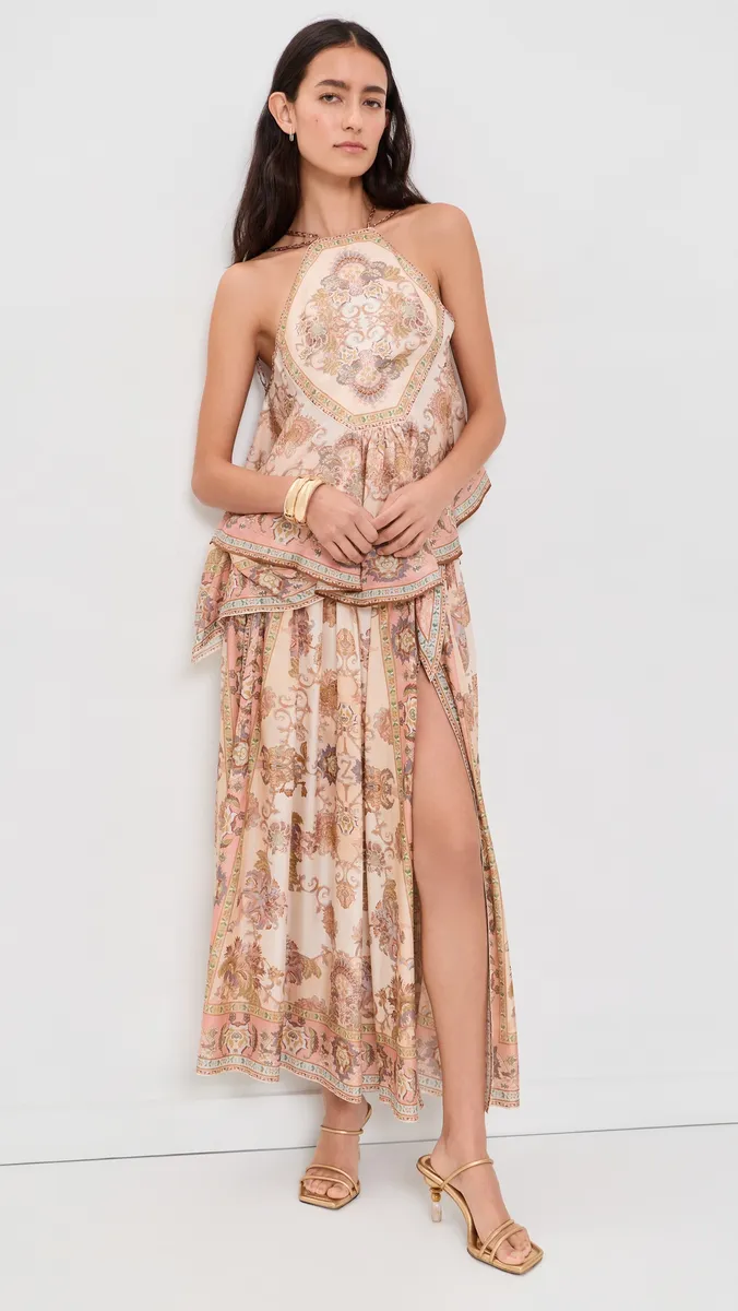 Zimmermann Echo Scarf Midi Silk Skirt | Thumbnail 5 Zimmermann Echo Scarf Midi Silk Skirt | Thumbnail 5
