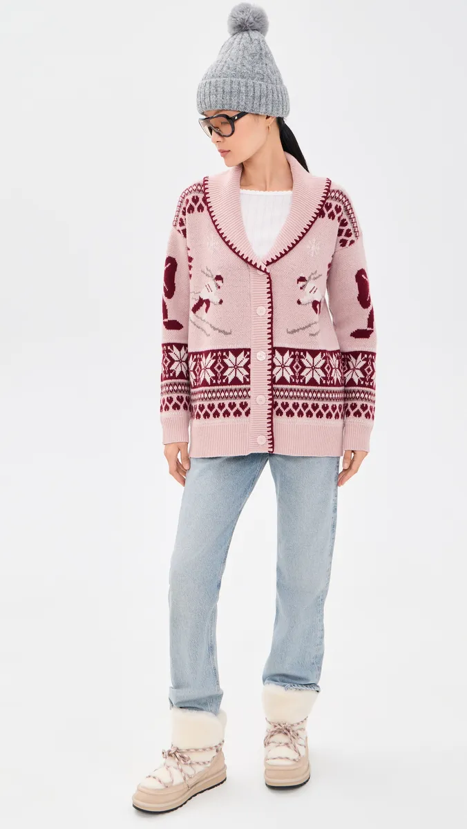 LoveShackFancy Frelle Wool Cardigan | Thumbnail 5