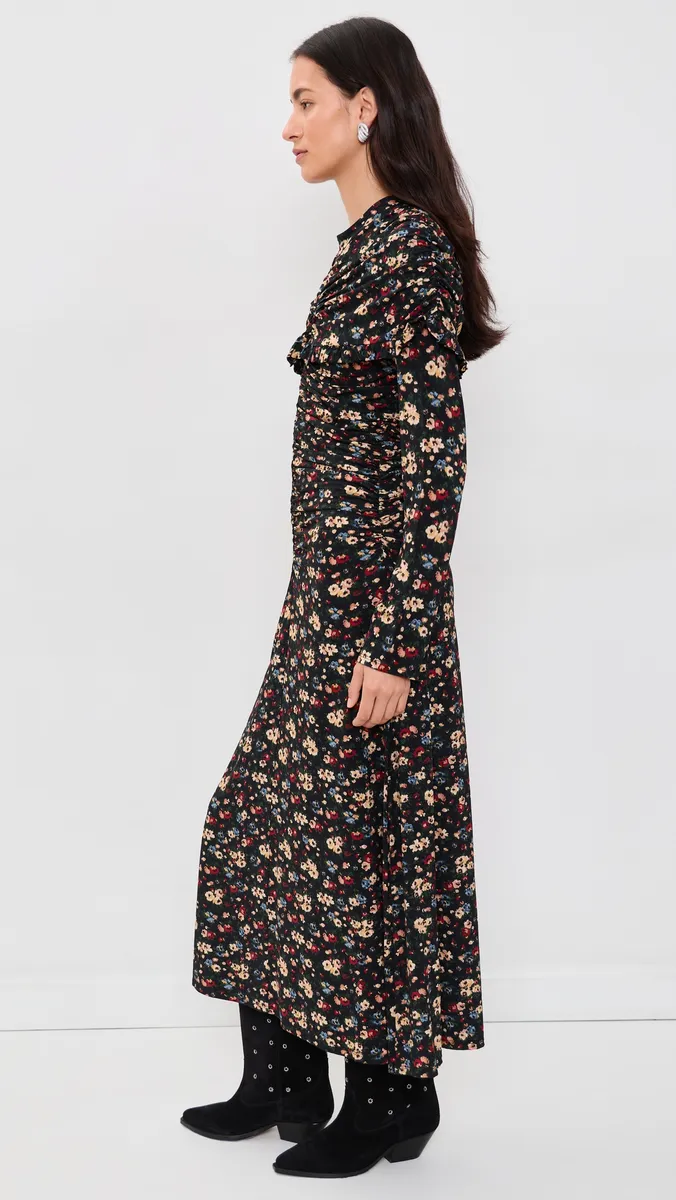 Sea Kaiya Floral Ruffle Midi Dress | Thumbnail 4