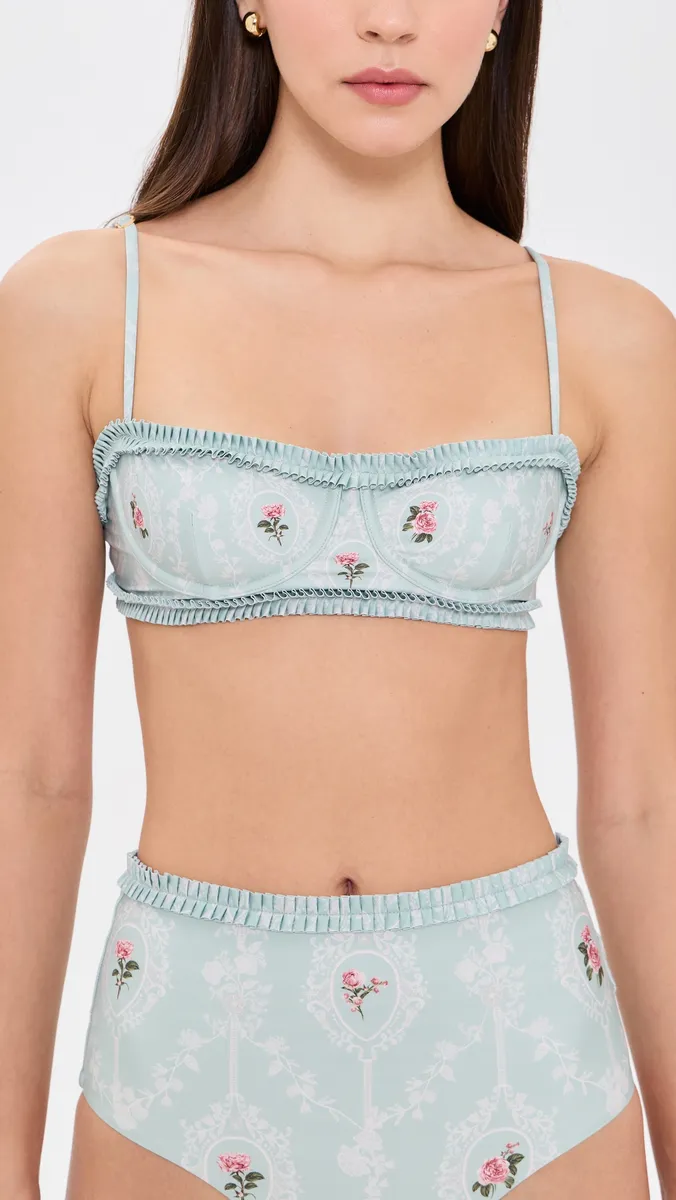 Agua by Agua Bendita Isolda Nostalgia Bikini Top | Thumbnail 2 Agua by Agua Bendita Isolda Nostalgia Bikini Top | Thumbnail 2