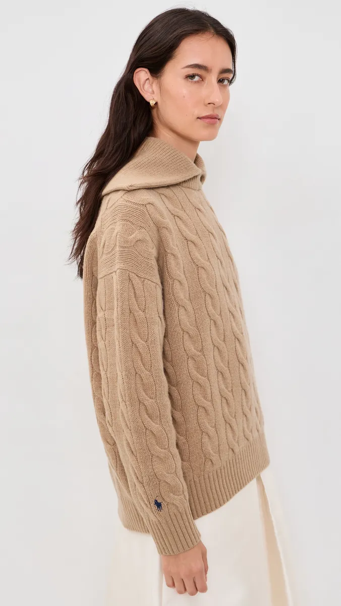 Polo Ralph Lauren Long Sleeve Shawl Collar Sweater | Thumbnail 4