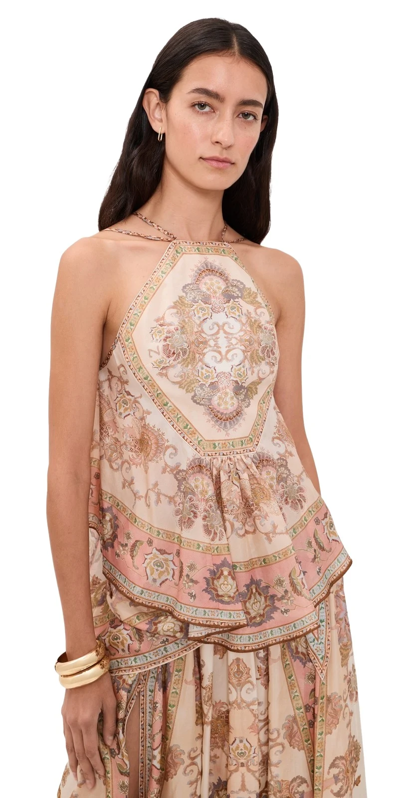 Zimmermann Echo Silk Halter Cami