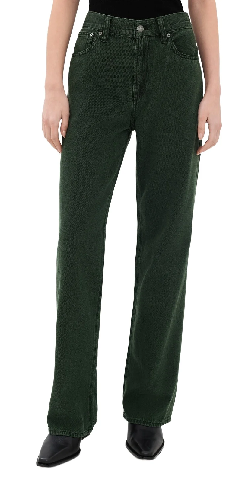 Madewell The Perfect Vintage Wide-Leg Jeans in Airy Denim