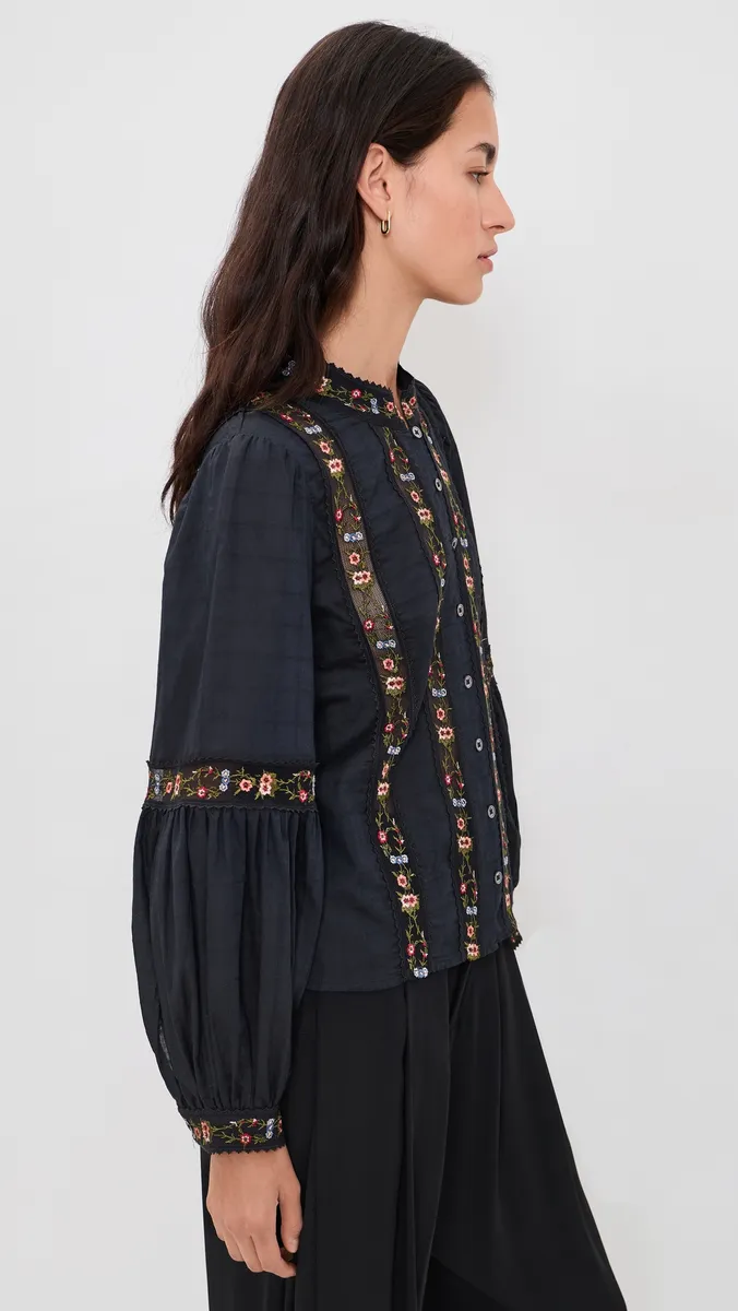 Sea Kaiya Floral Blouse | Thumbnail 4 Sea Kaiya Floral Blouse | Thumbnail 4