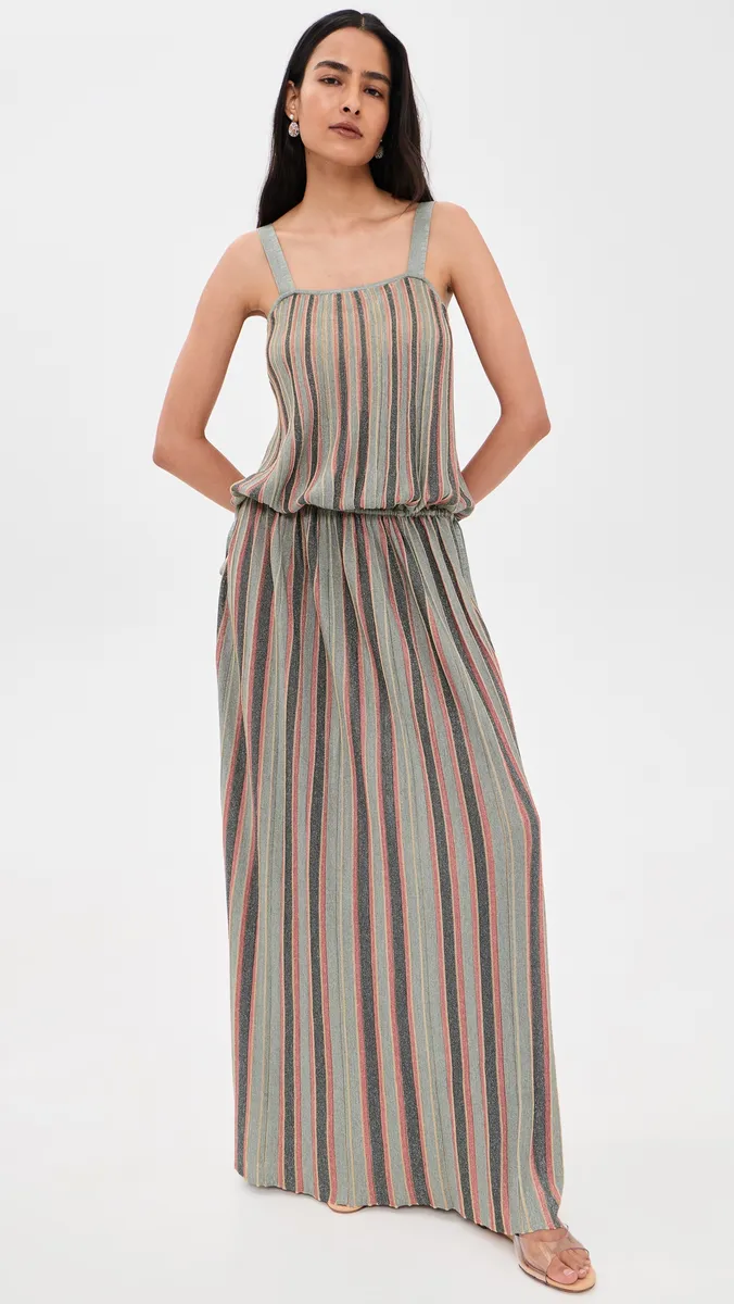 Zimmermann Echo Metallic Stripe Dress | Thumbnail 5