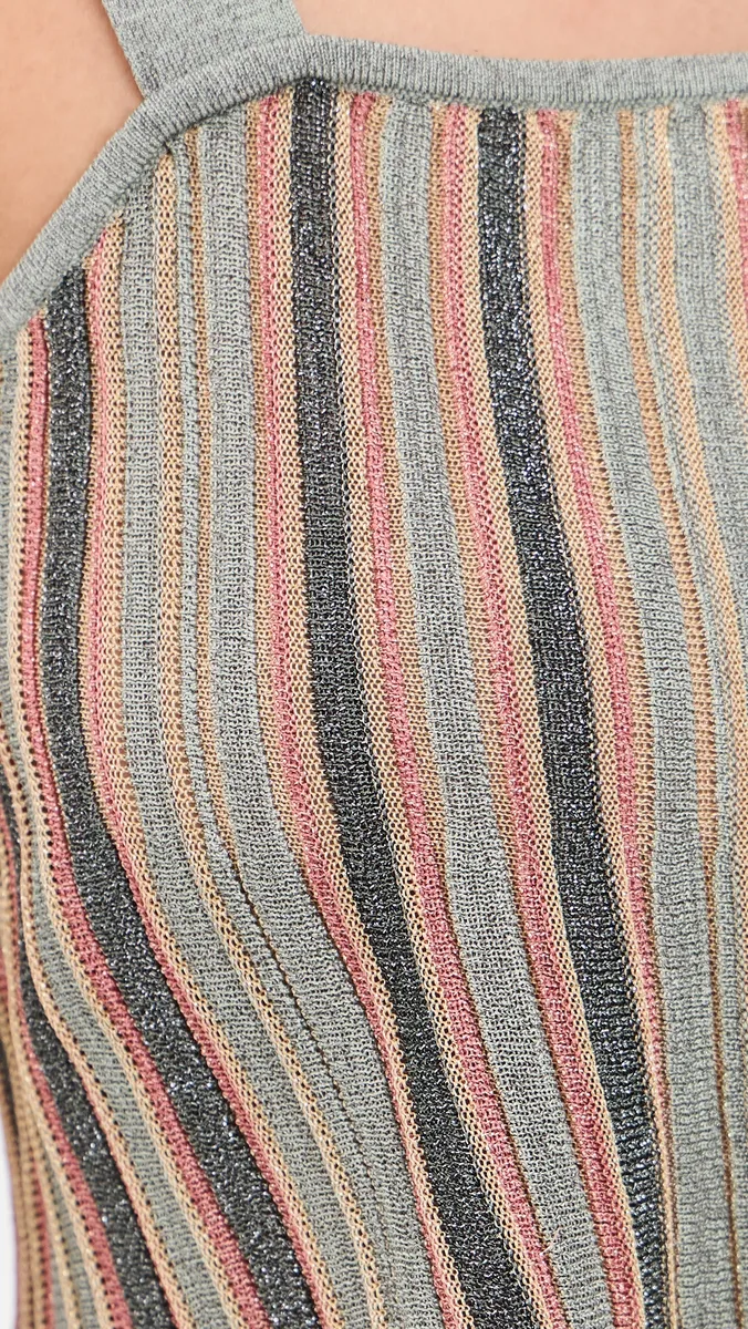 Zimmermann Echo Metallic Stripe Dress | Thumbnail 6