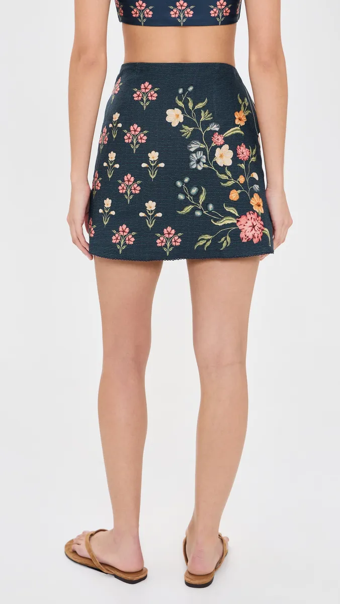 Agua by Agua Bendita Arte Isolda Linen Skirt | Thumbnail 3 Agua by Agua Bendita Arte Isolda Linen Skirt | Thumbnail 3