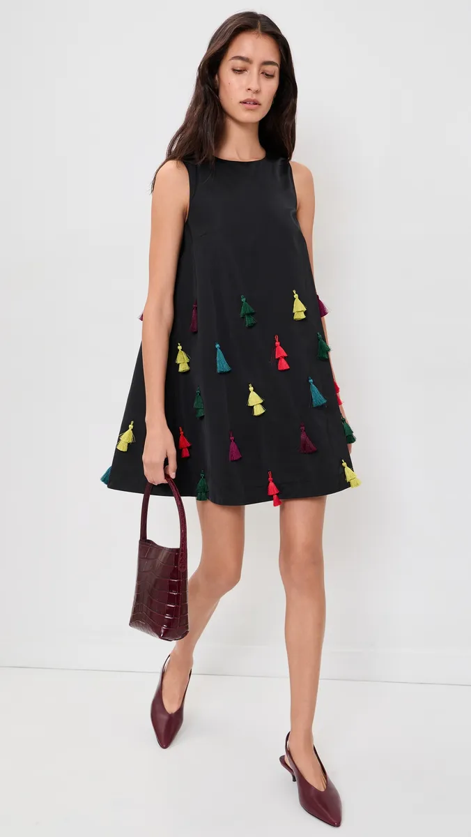 SIMONMILLER Gianna Taffeta Tassel Mini Dress | Thumbnail 5 SIMONMILLER Gianna Taffeta Tassel Mini Dress | Thumbnail 5