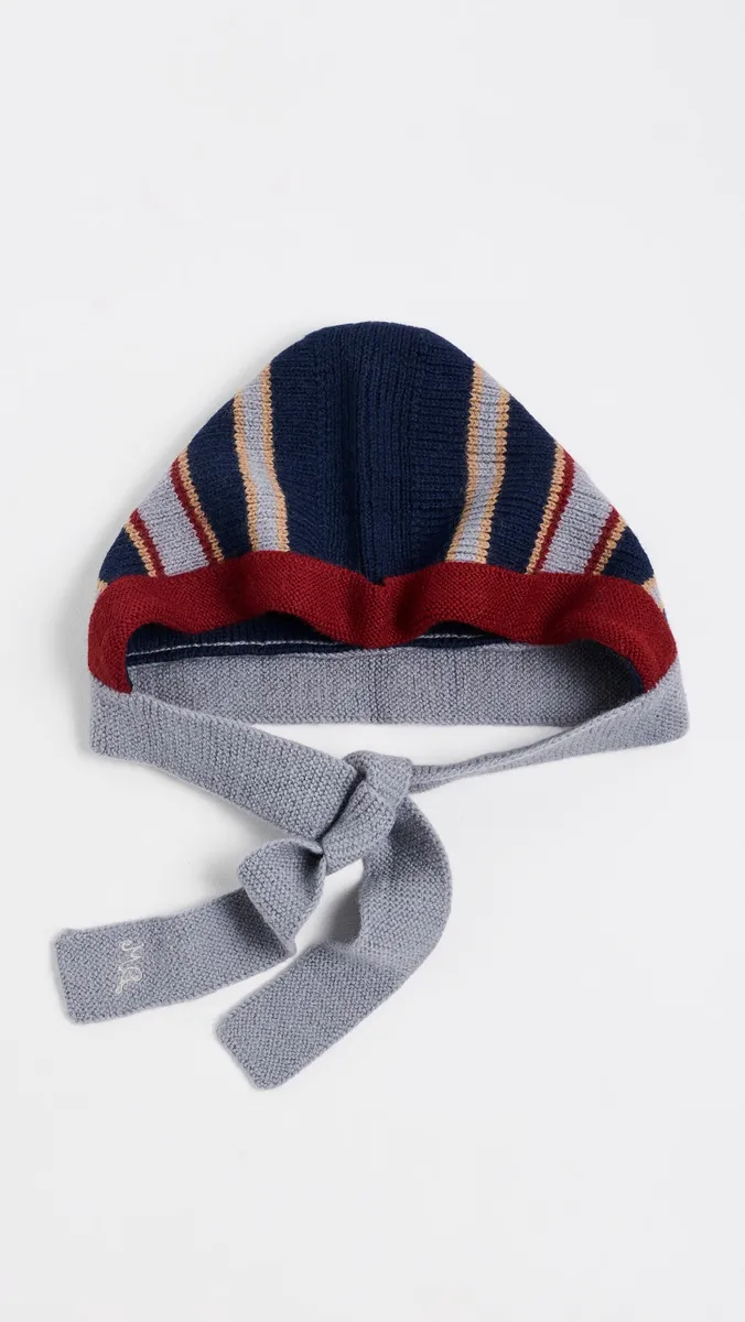 Damson Madder Stripe Bonnet | Thumbnail 2 Damson Madder Stripe Bonnet | Thumbnail 2