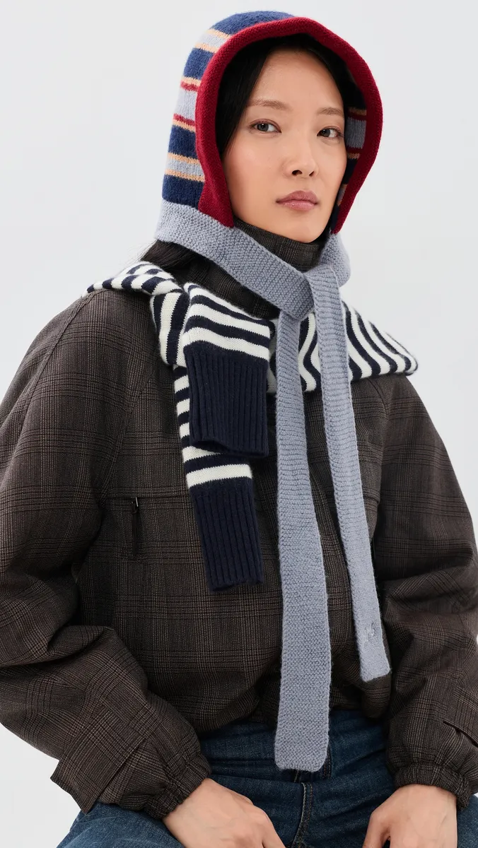 Damson Madder Stripe Bonnet | Thumbnail 3 Damson Madder Stripe Bonnet | Thumbnail 3