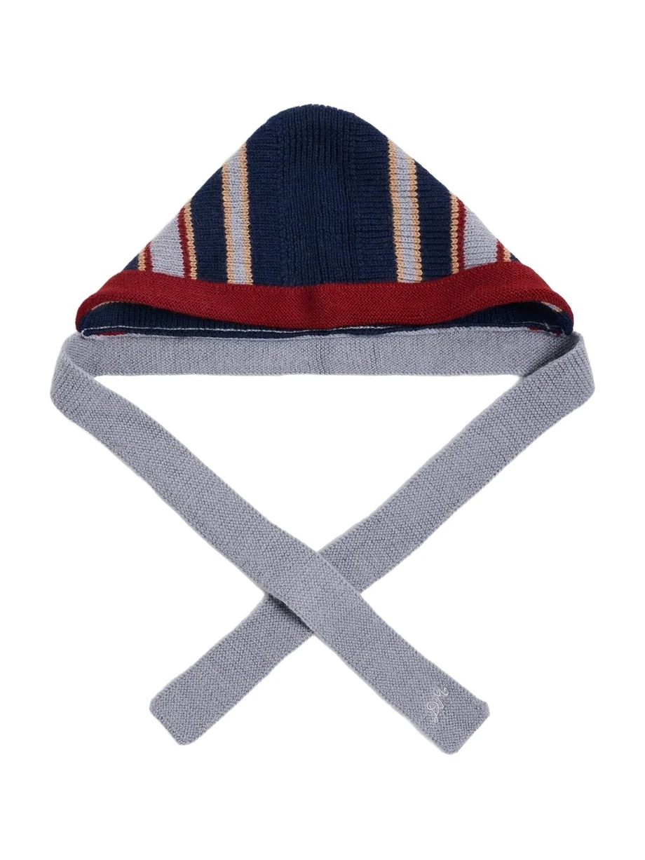 Damson Madder Stripe Bonnet