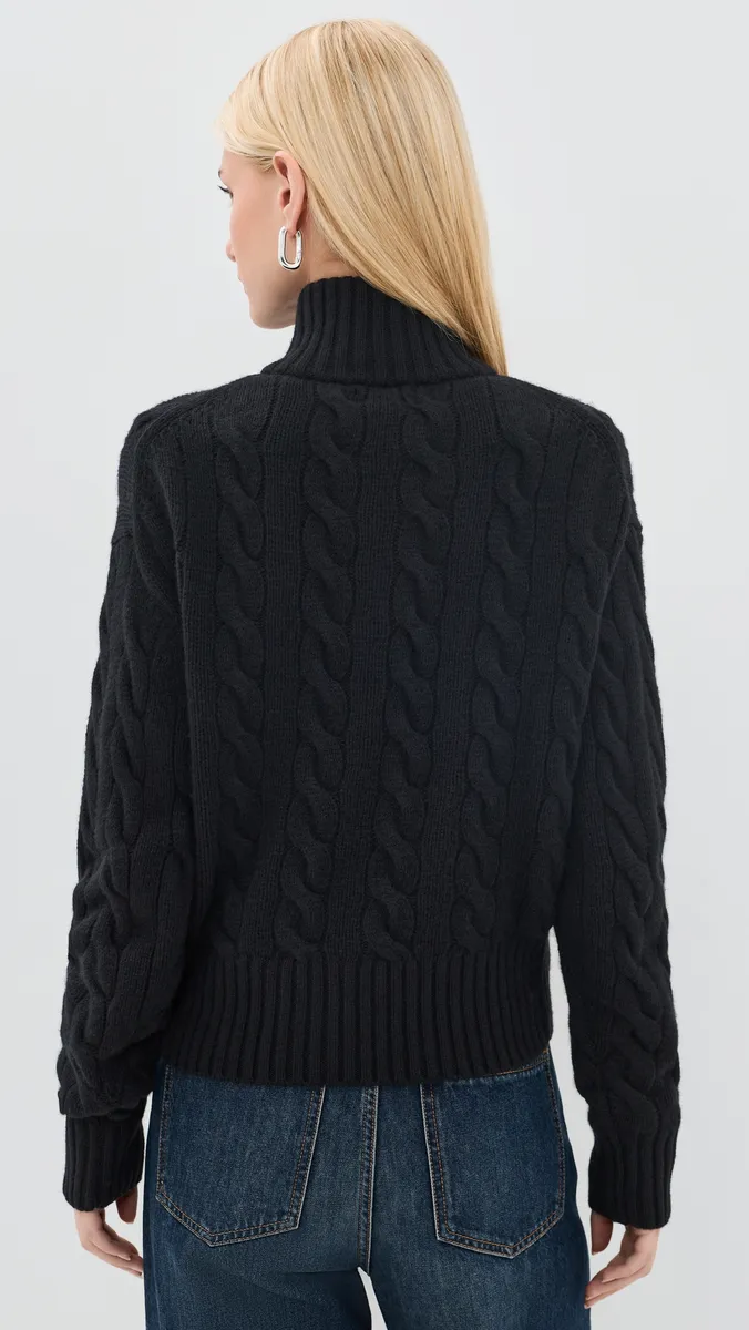 Polo Ralph Lauren Mock Neck Cable Knit Pullover | Thumbnail 3 Polo Ralph Lauren Mock Neck Cable Knit Pullover | Thumbnail 3