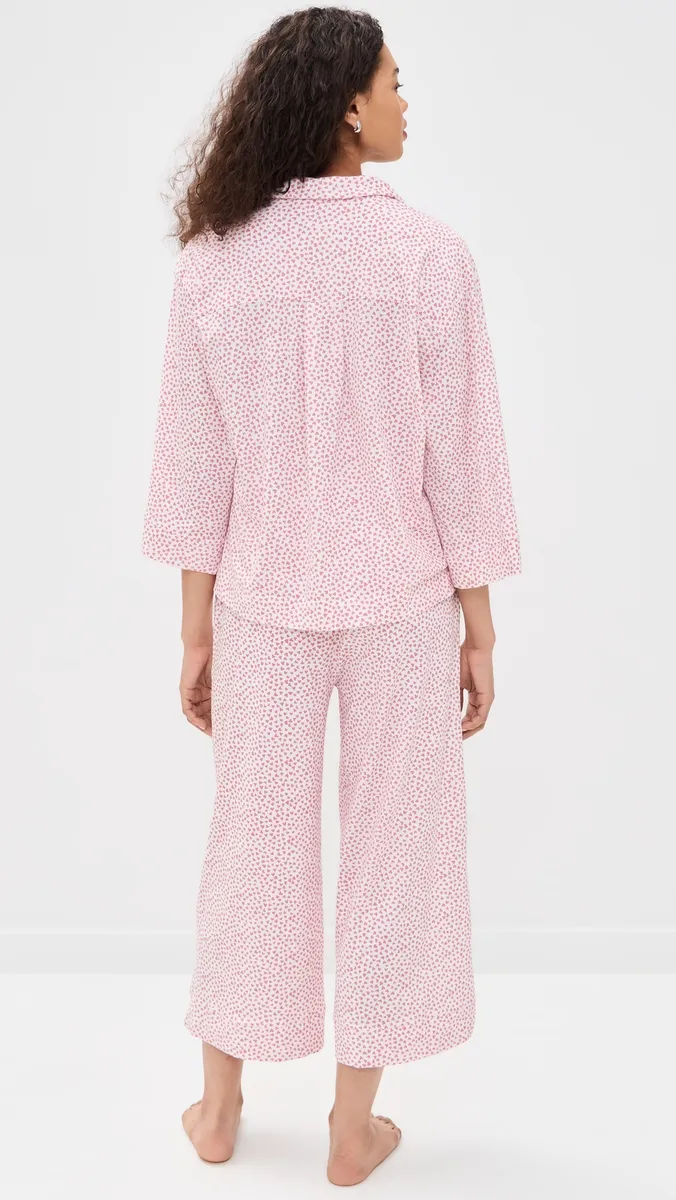 Petite Plume Olivia Wide Leg Pajamas Set | Thumbnail 3