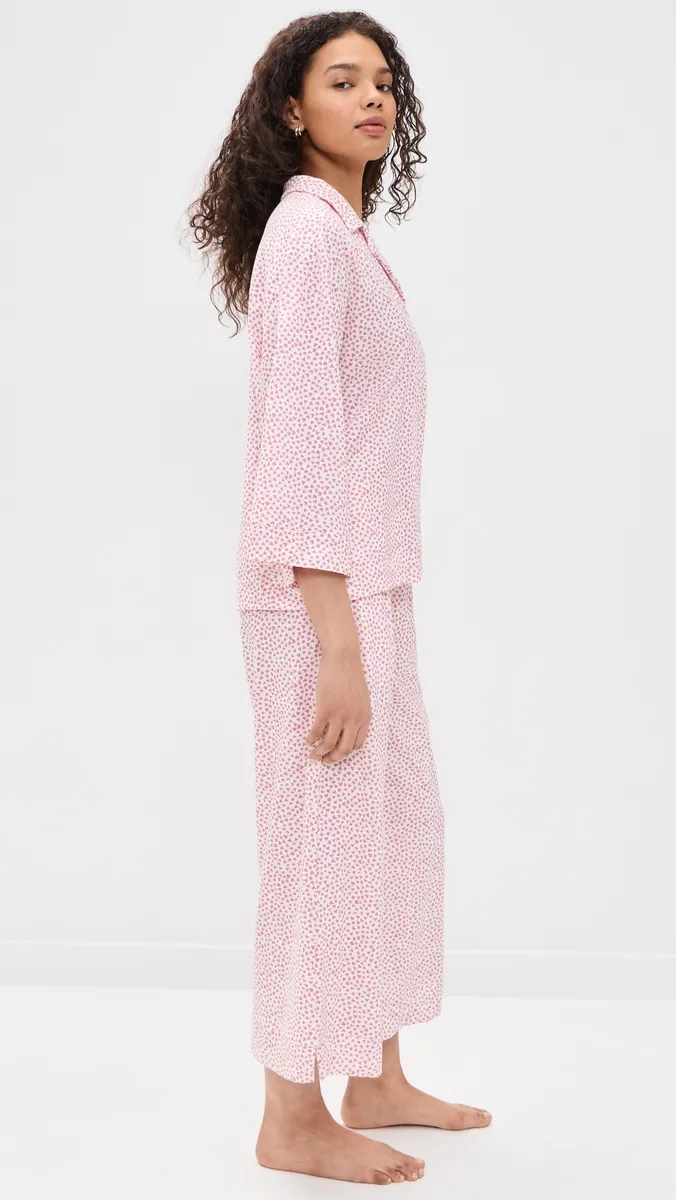 Petite Plume Olivia Wide Leg Pajamas Set | Thumbnail 4