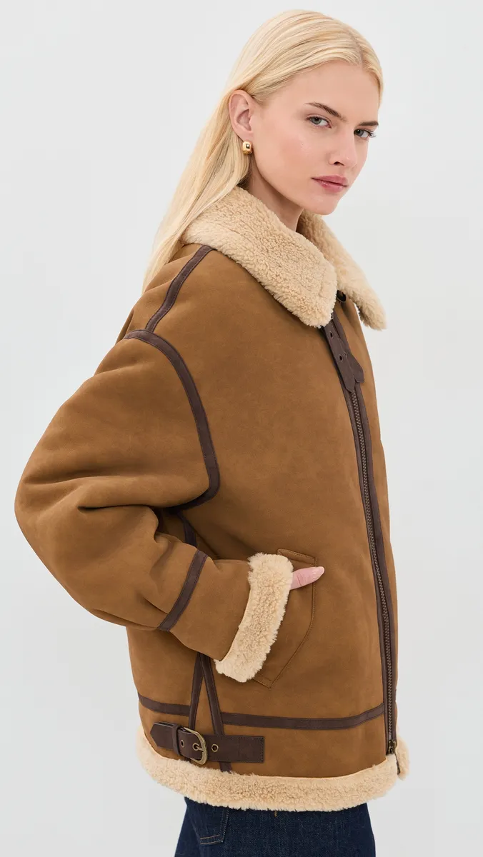 Dunst B-3 Faux Suede Jacket | Thumbnail 4