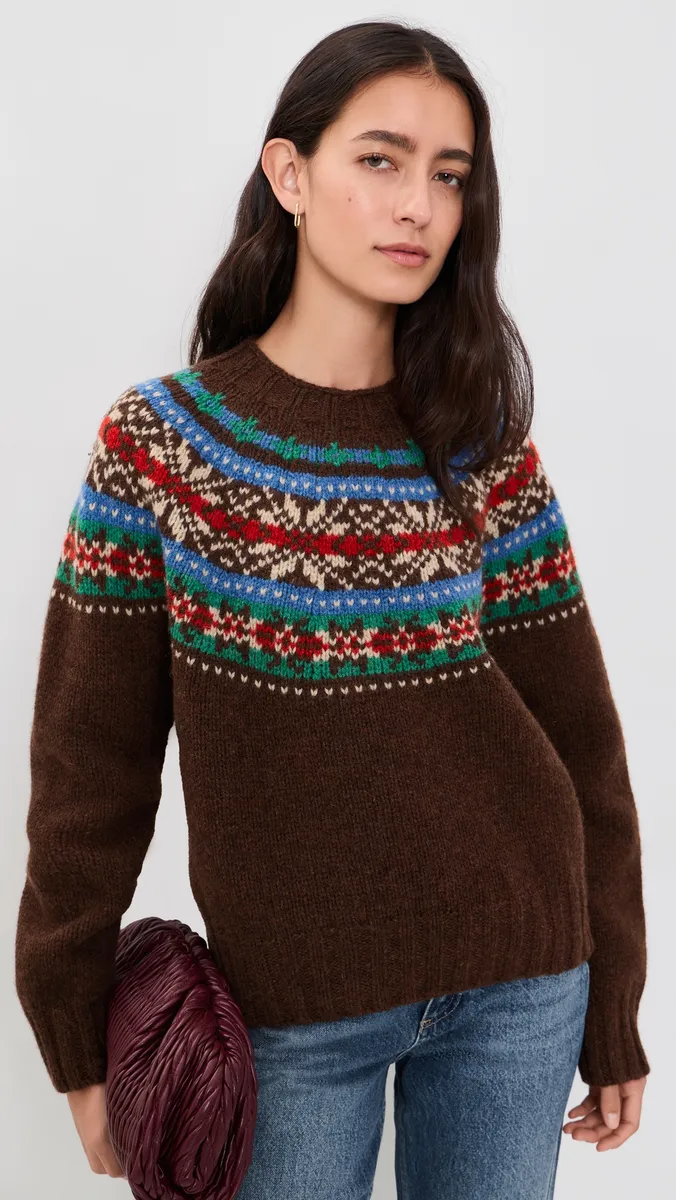 Howlin' Howlin' Living In The Light Fair Isle Pullover | Thumbnail 2