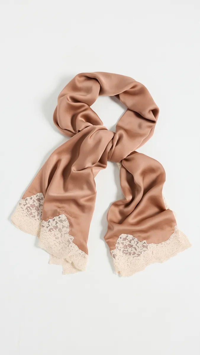 Zimmermann Lace Silk Stole Shawl | Thumbnail 4 Zimmermann Lace Silk Stole Shawl | Thumbnail 4