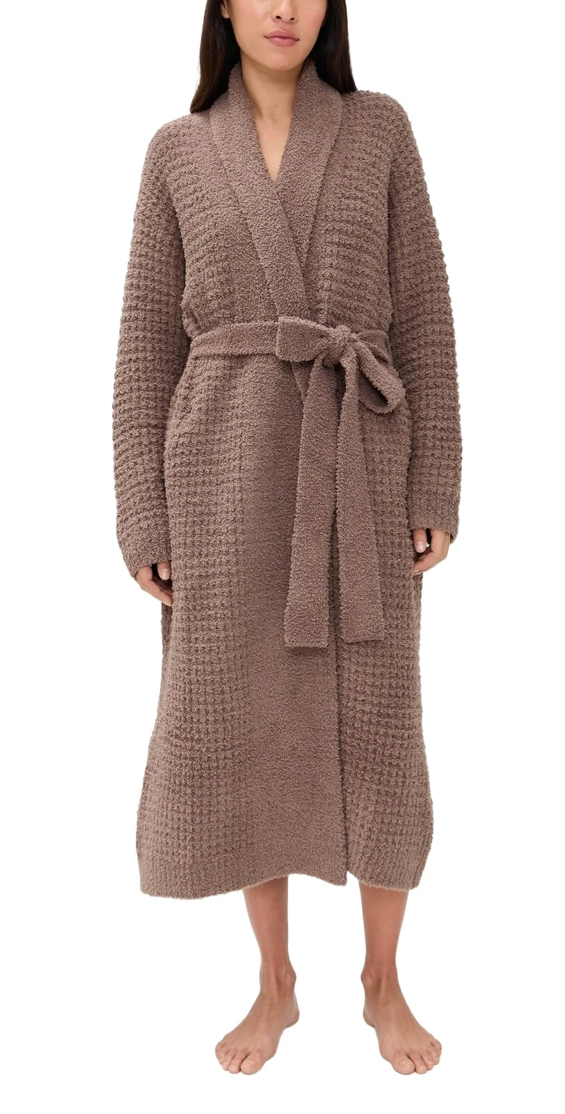 Recycled Boucle Waffle Robe