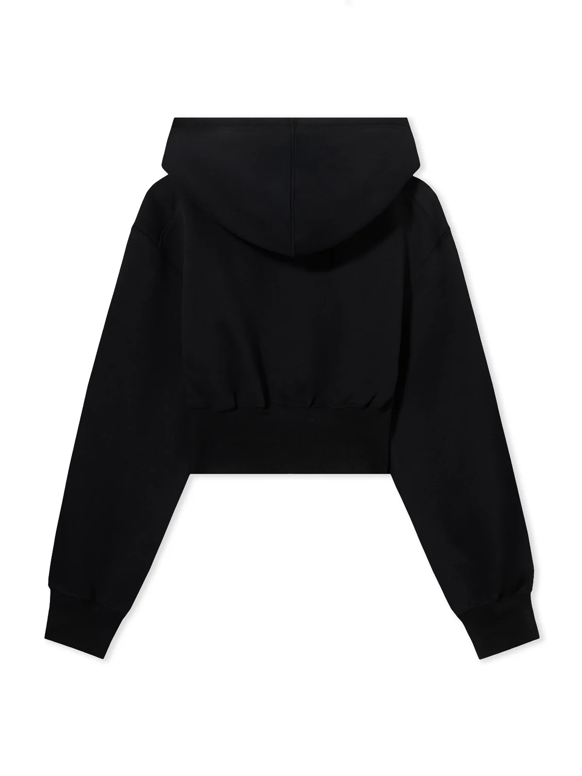 Off-White L/AB Crop Zip Hoodie