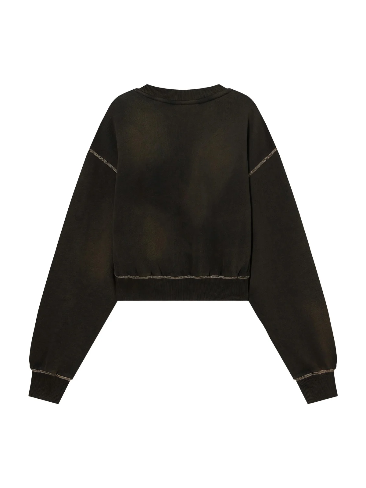 Off-White L/AB Crop Crewneck Sweatshirt