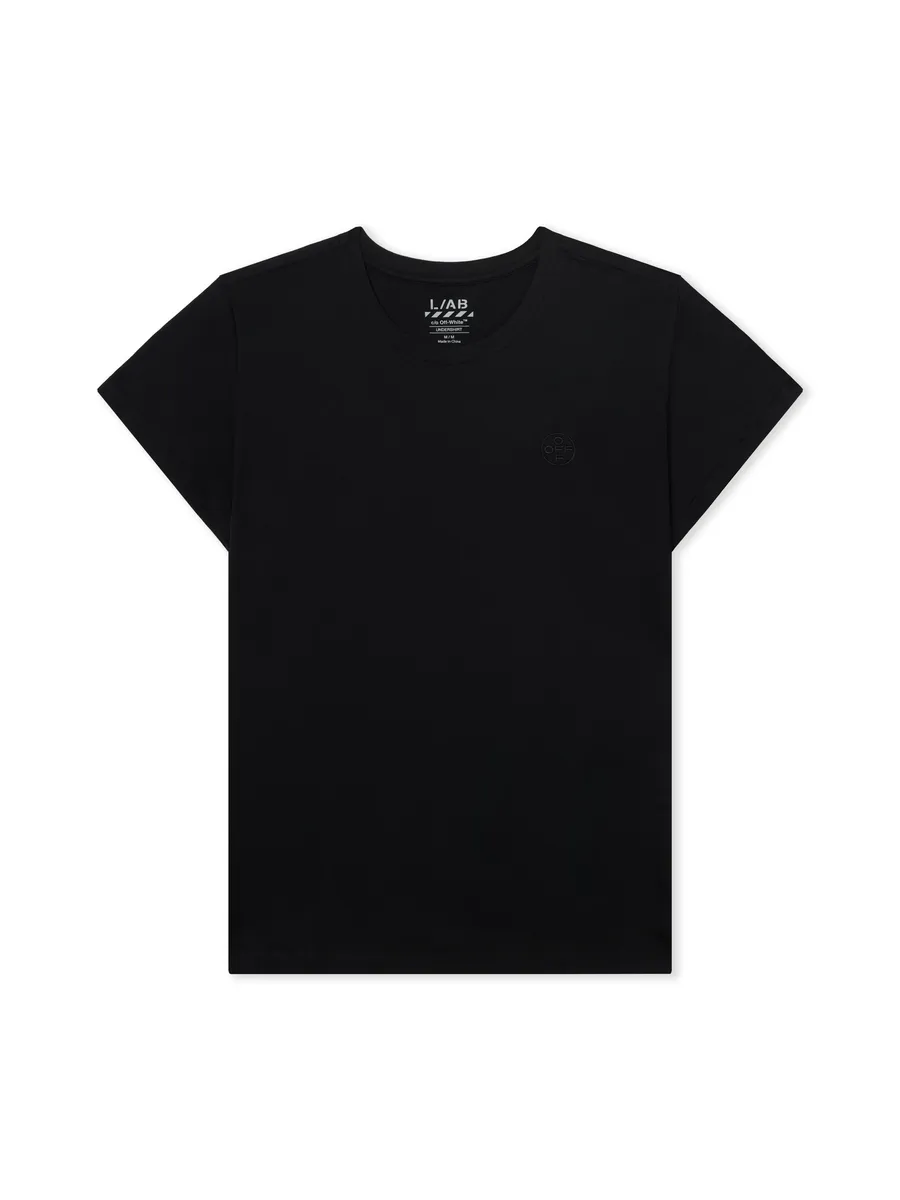 Off-White L/AB Off Logo Undershirts - 3 Pack | Thumbnail 2 Off-White L/AB Off Logo Undershirts - 3 Pack | Thumbnail 2
