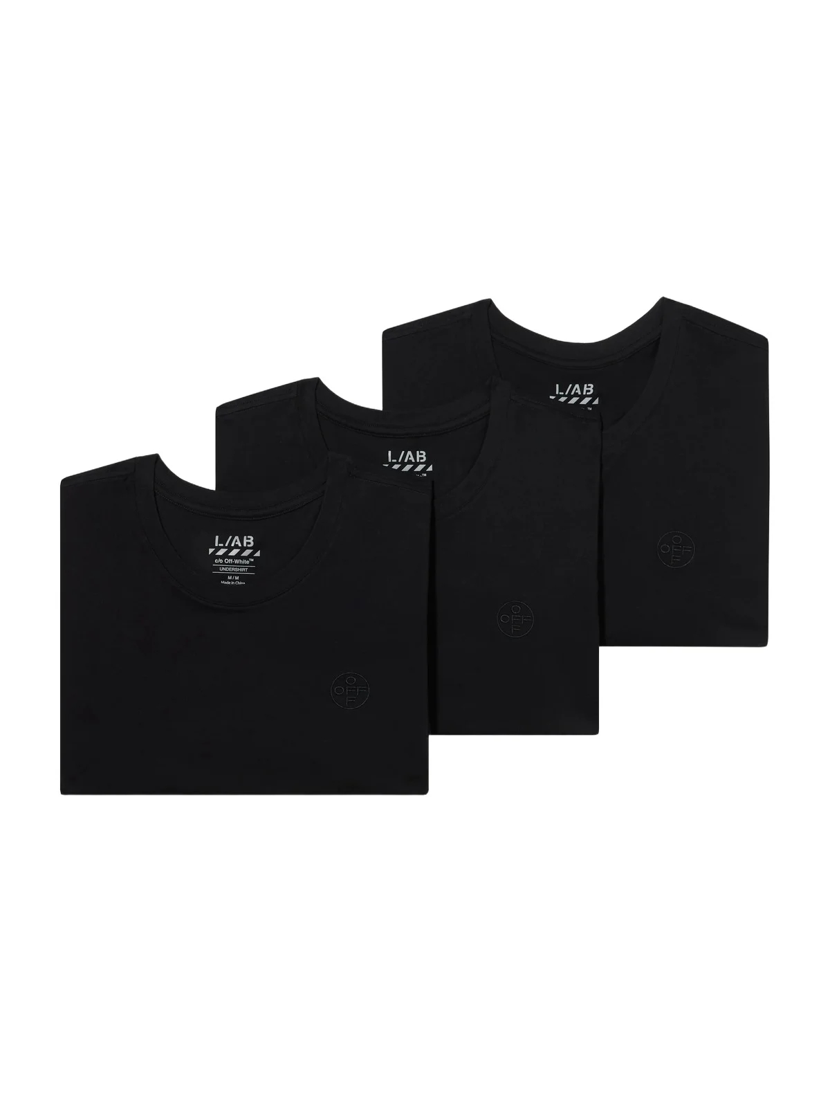 L/AB Off Logo Undershirts - 3 Pack L/AB Off Logo Undershirts - 3 Pack