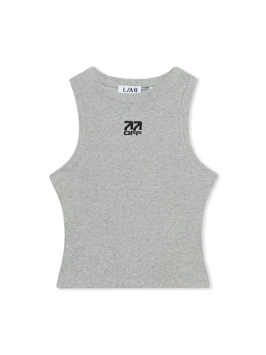 Off-White L/AB Crop Tank Top | Thumbnail 2 Off-White L/AB Crop Tank Top | Thumbnail 2