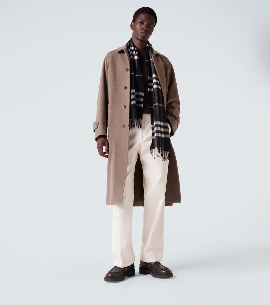 Burberry Check cashmere scarf | Thumbnail 3 Burberry Check cashmere scarf | Thumbnail 3