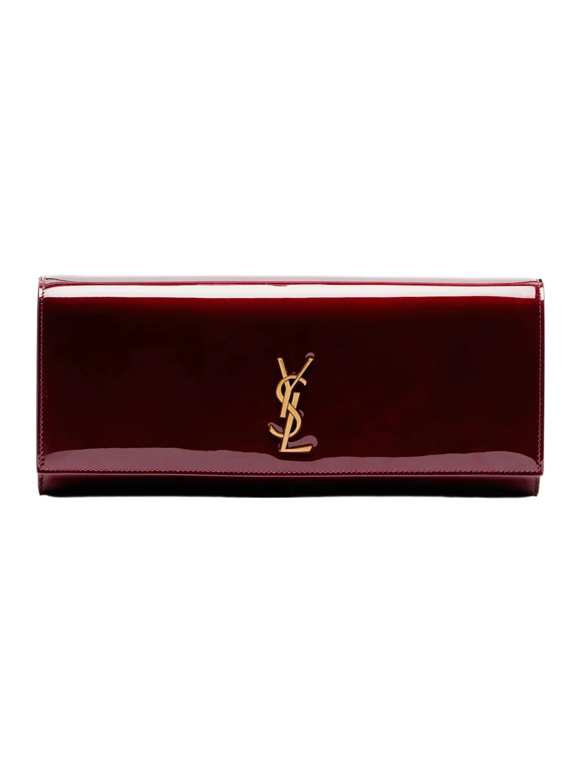 Kate patent leather clutch
