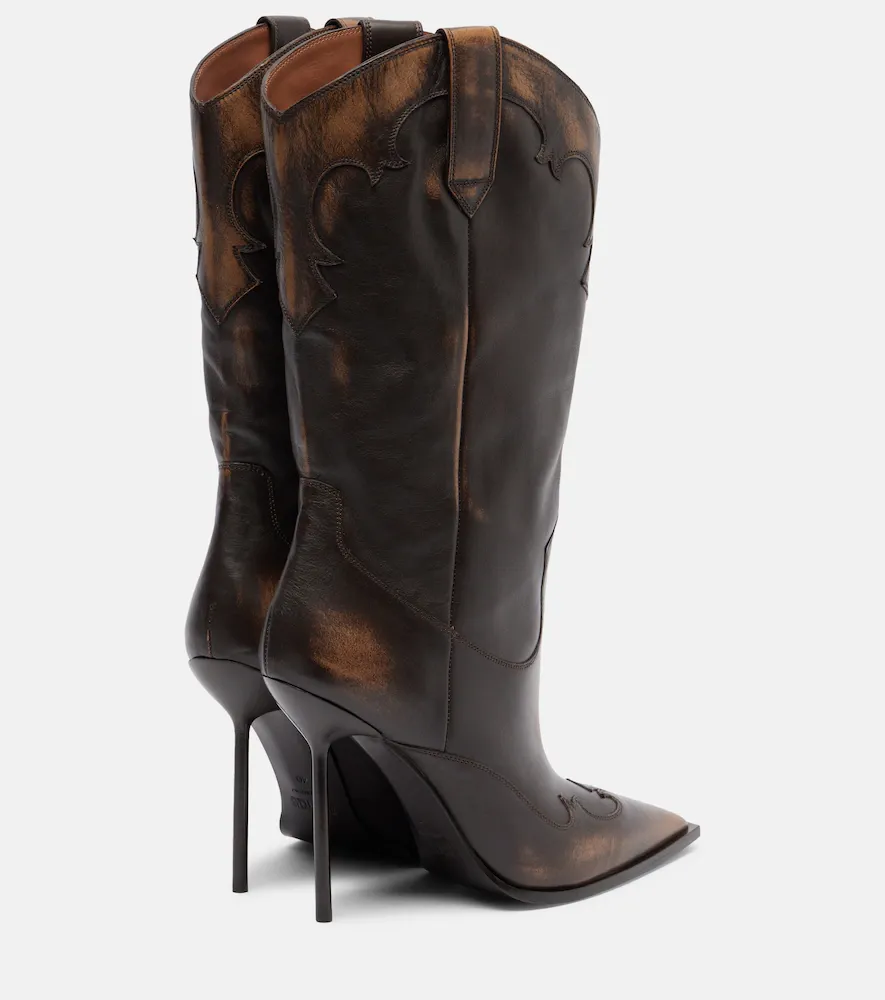Paris Texas Lidia 105 leather mid-calf boots | Thumbnail 3 Paris Texas Lidia 105 leather mid-calf boots | Thumbnail 3