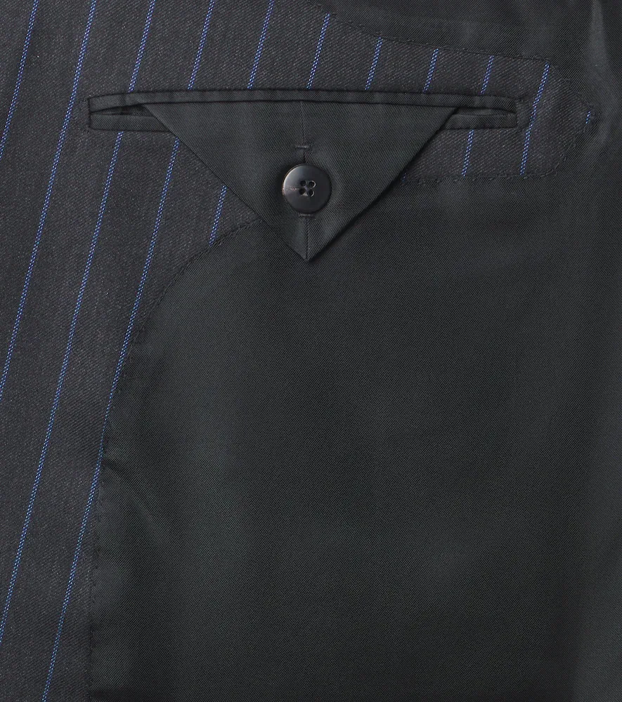 Tom Ford Pinstripe double-breasted wool blazer | Thumbnail 2 Tom Ford Pinstripe double-breasted wool blazer | Thumbnail 2