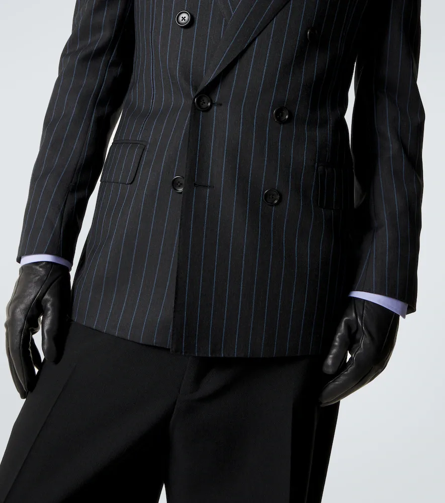 Tom Ford Pinstripe double-breasted wool blazer | Thumbnail 4 Tom Ford Pinstripe double-breasted wool blazer | Thumbnail 4