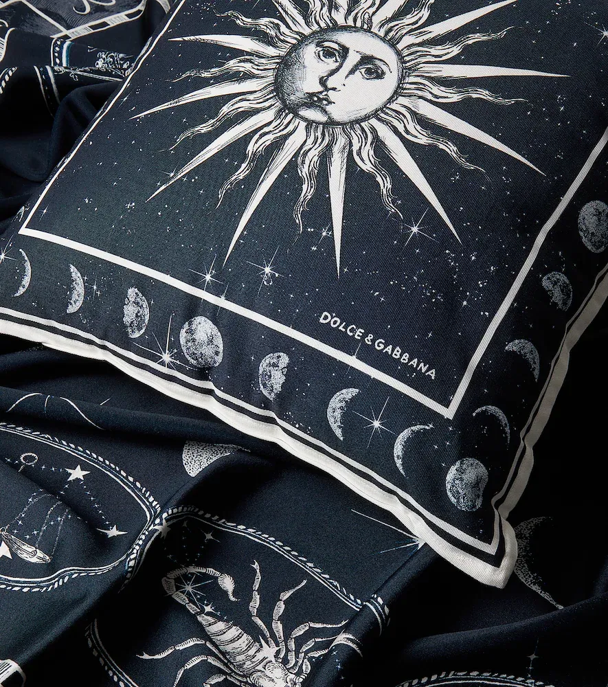 Dolce & Gabbana Casa Zodiaco Small cotton canvas cushion | Thumbnail 3 Dolce & Gabbana Casa Zodiaco Small cotton canvas cushion | Thumbnail 3