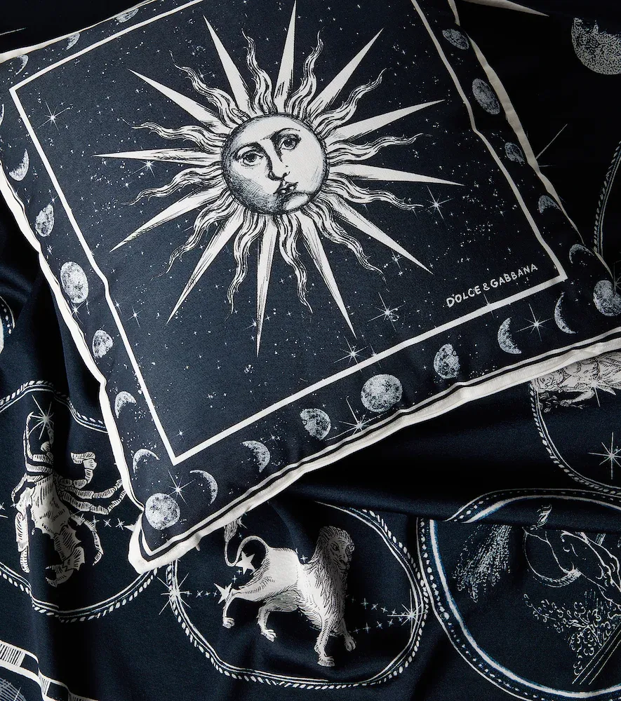 Dolce & Gabbana Casa Zodiaco Small cotton canvas cushion | Thumbnail 5 Dolce & Gabbana Casa Zodiaco Small cotton canvas cushion | Thumbnail 5