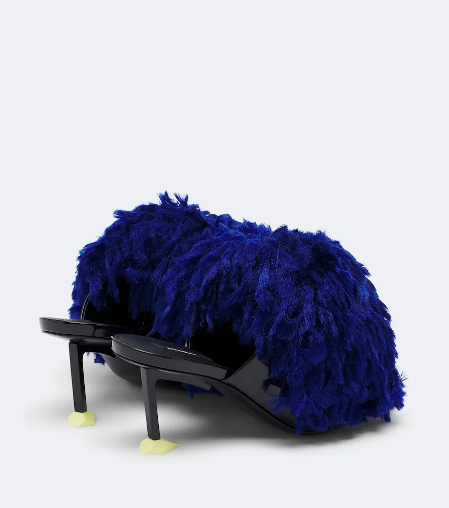 Givenchy Pompom patent leather mules | Thumbnail 3 Givenchy Pompom patent leather mules | Thumbnail 3