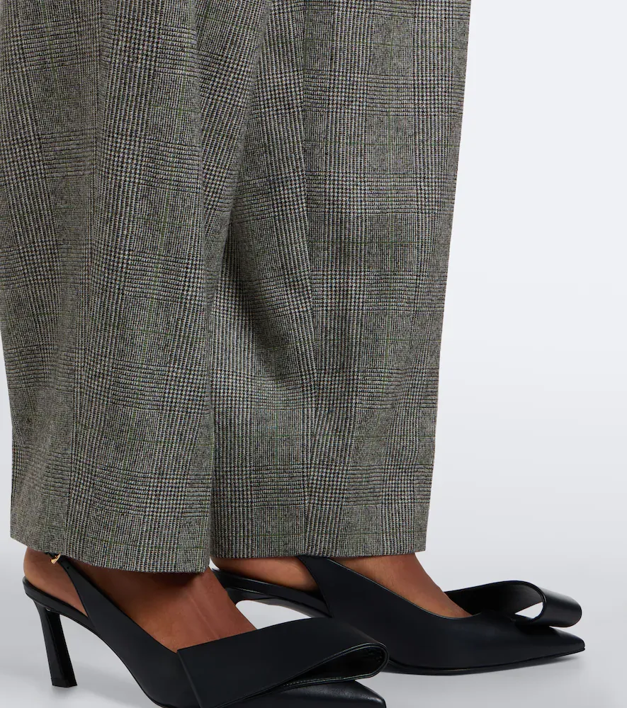 Givenchy Prince of Wales wool wide-leg pants | Thumbnail 6