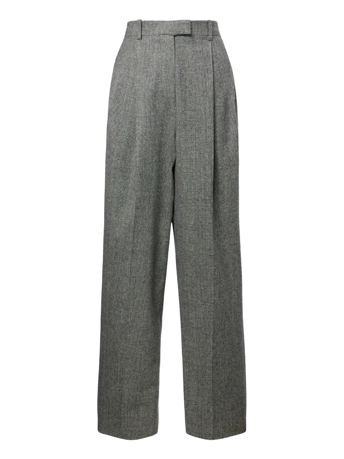 Prince of Wales wool wide-leg pants Prince of Wales wool wide-leg pants