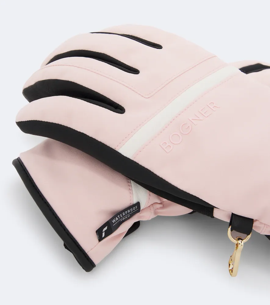 Bogner Hilla leather-trimmed ski gloves | Thumbnail 2 Bogner Hilla leather-trimmed ski gloves | Thumbnail 2