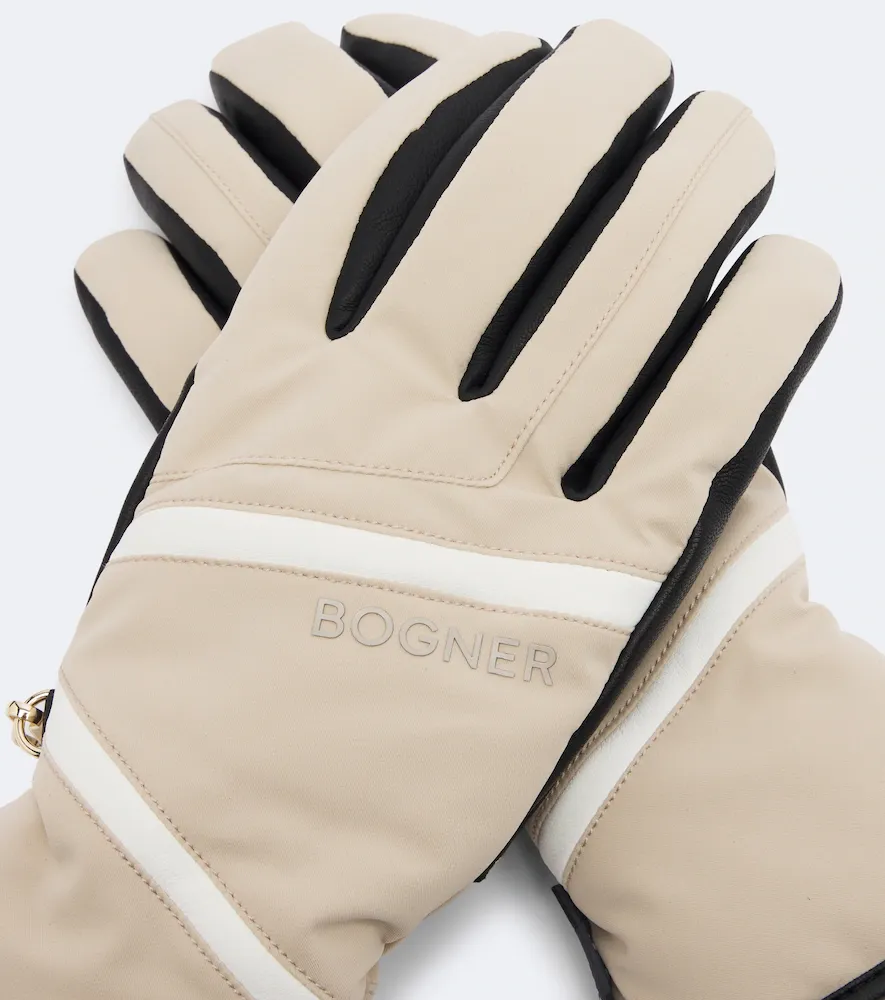 Bogner Hilla leather-trimmed ski gloves | Thumbnail 2 Bogner Hilla leather-trimmed ski gloves | Thumbnail 2