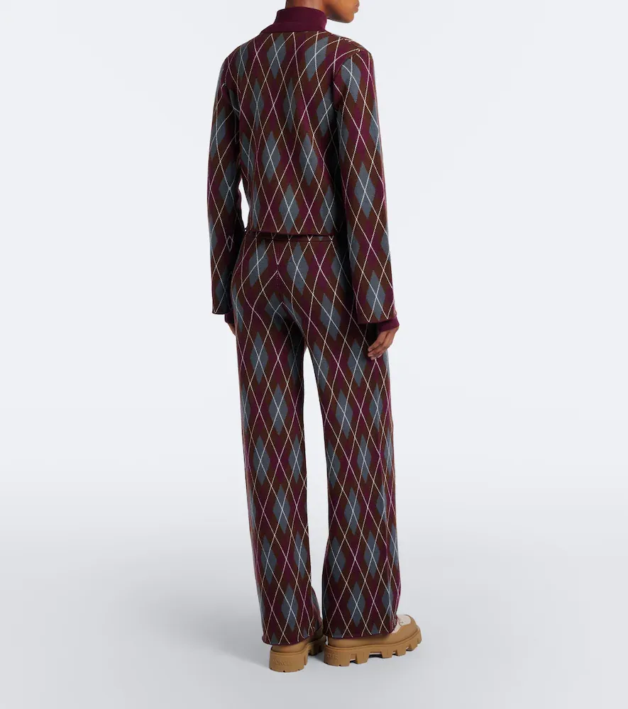 Perfect Moment Argyle wool cardigan | Thumbnail 7 Perfect Moment Argyle wool cardigan | Thumbnail 7