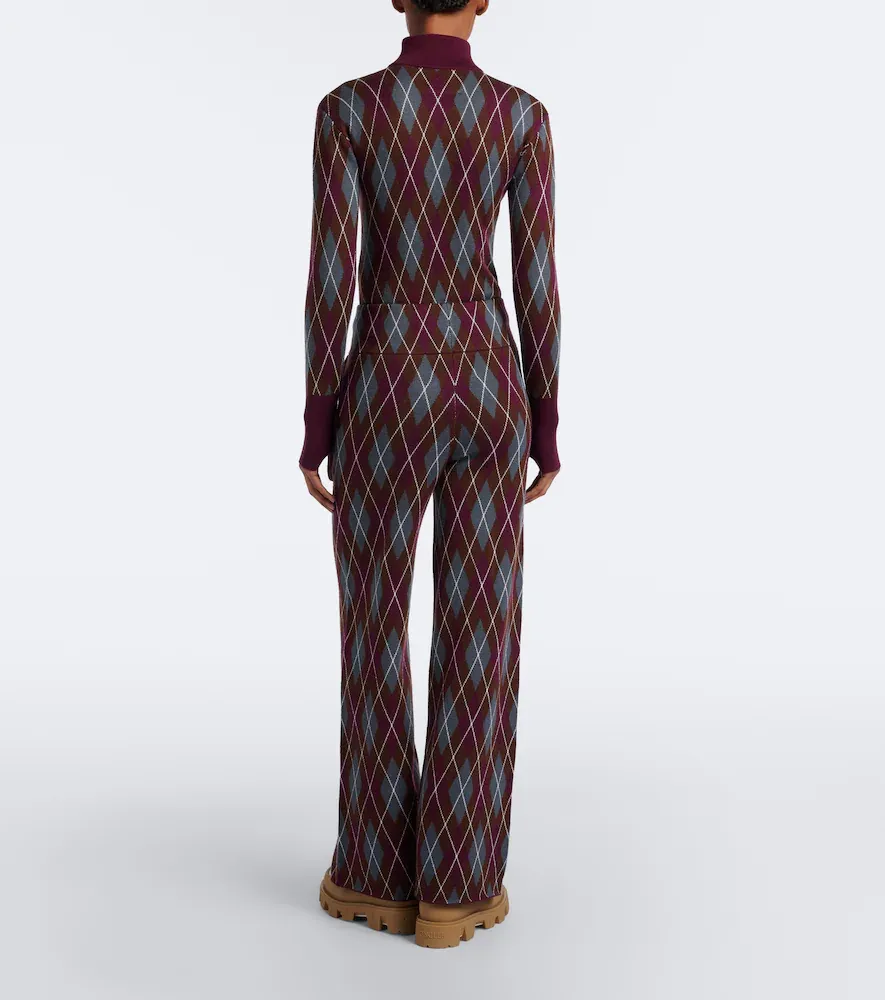 Perfect Moment Argyle wool wide-leg pants | Thumbnail 2 Perfect Moment Argyle wool wide-leg pants | Thumbnail 2