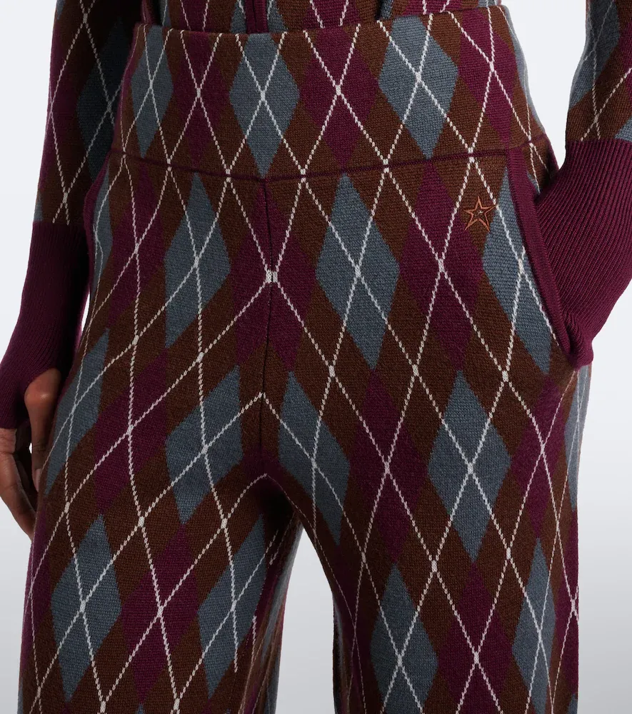 Perfect Moment Argyle wool wide-leg pants | Thumbnail 5 Perfect Moment Argyle wool wide-leg pants | Thumbnail 5